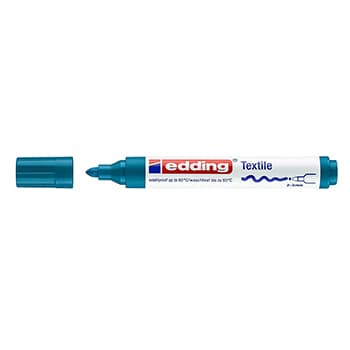 Marcador Tecidos Edding 4500 2-3mm Azul Oriental 1un
