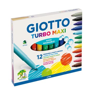 Marcador Feltro 012un Giotto Turbo Maxi