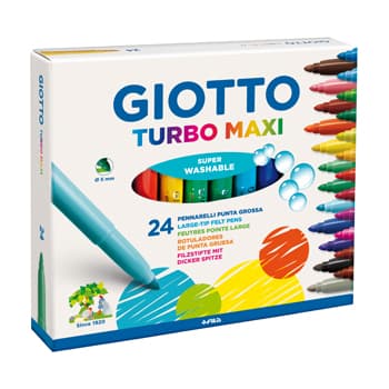 Marcador Feltro 024un Giotto Turbo Maxi