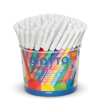 Marcador Feltro 096un Giotto Turbo Color Copo 8x12 Cores