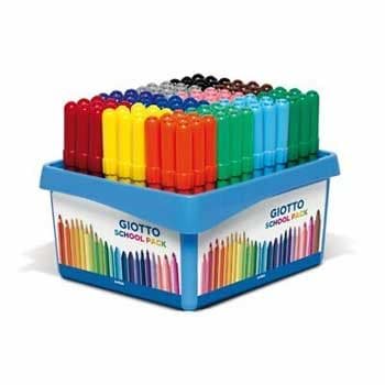 Marcador Feltro 108un Giotto Turbo Maxi Cx Schoolpack