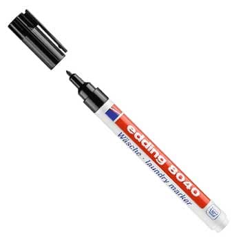 Marcador Tecidos Edding 8040 1mm Preto 1un