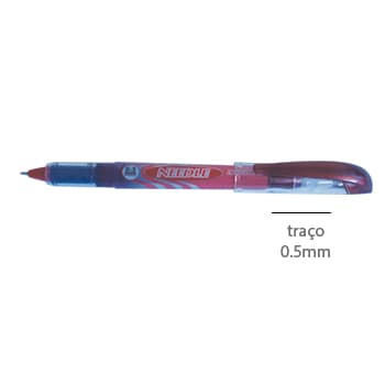 Marcador Fino Penac Needle 0,5mm Vermelho 1un