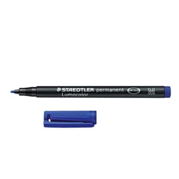 Marcador Permanente Médio Lumocolor 317-3 1mm Azul 1un