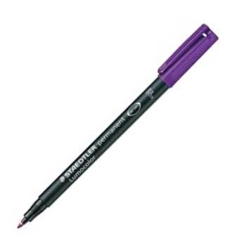 Marcador Permanente Fino Lumocolor 318F 0,6mm Violeta 1un
