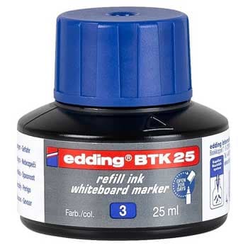 Recarga Marcador Quadros Brancos Edding BTK25 Azul 25ml 1un