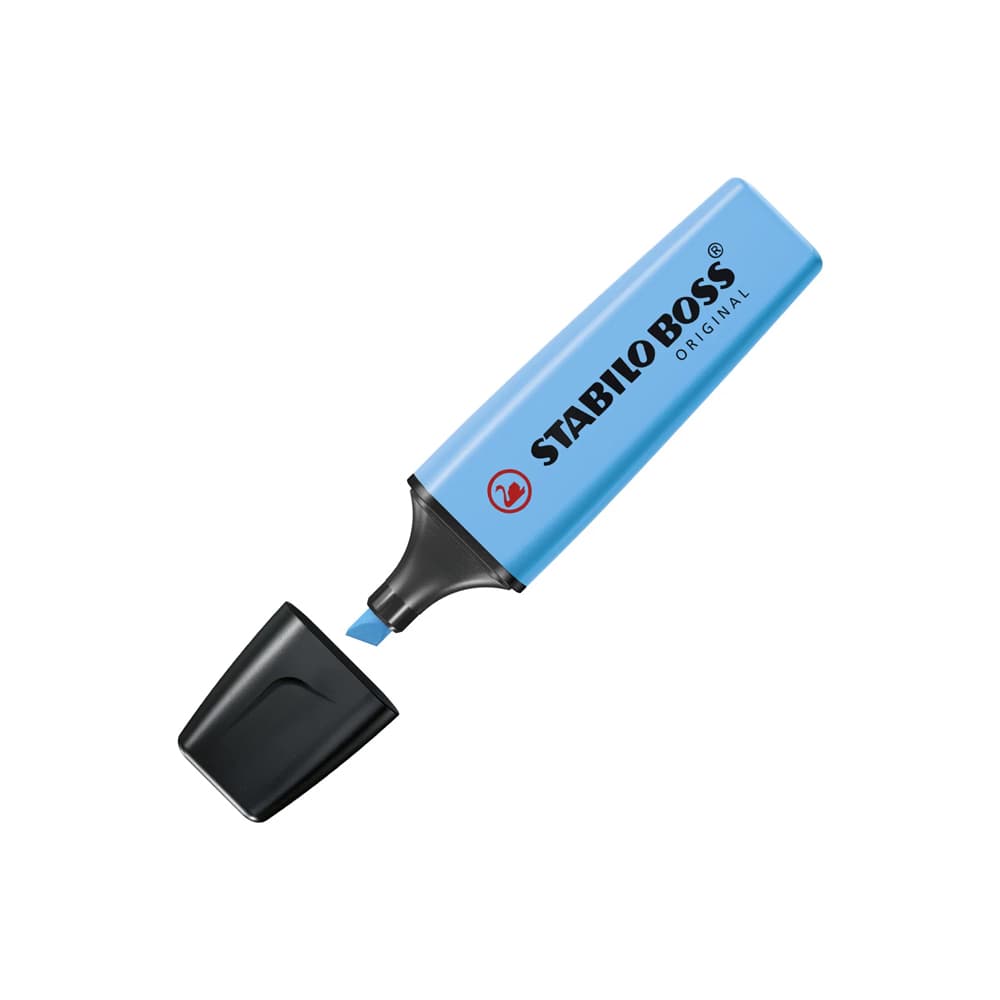 Marcador Fluorescente Stabilo 70/31 Azul 10un