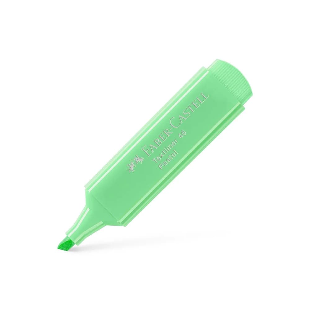 Marcador Fluorescente Faber Textliner 46 Verde Pastel 10un