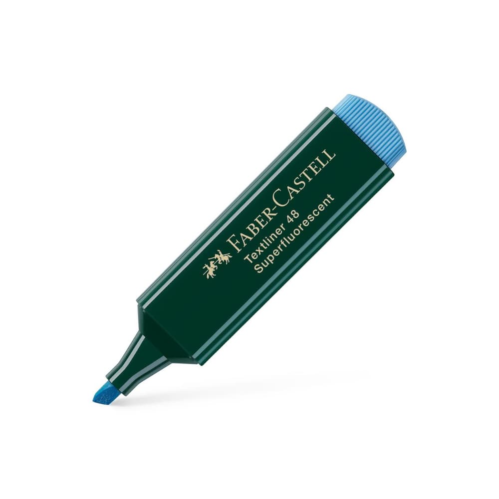 Marcador Fluorescente Faber Textliner 48 Azul 10un