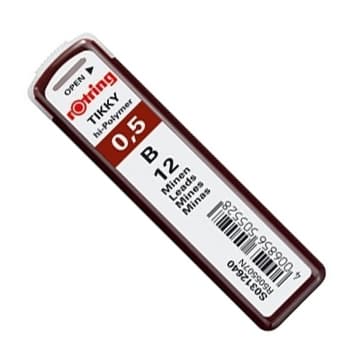 Minas Grafite 0,5mm B Rotring 12un