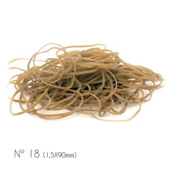 Elásticos 01,5x90mm Nº18 Nº09 1Kg