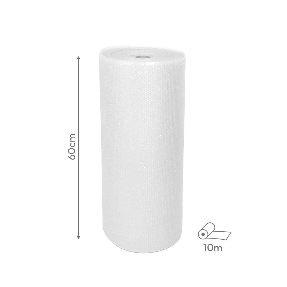 Plástico Proteção com Bolhas de Ar 60cmx10m Rolo