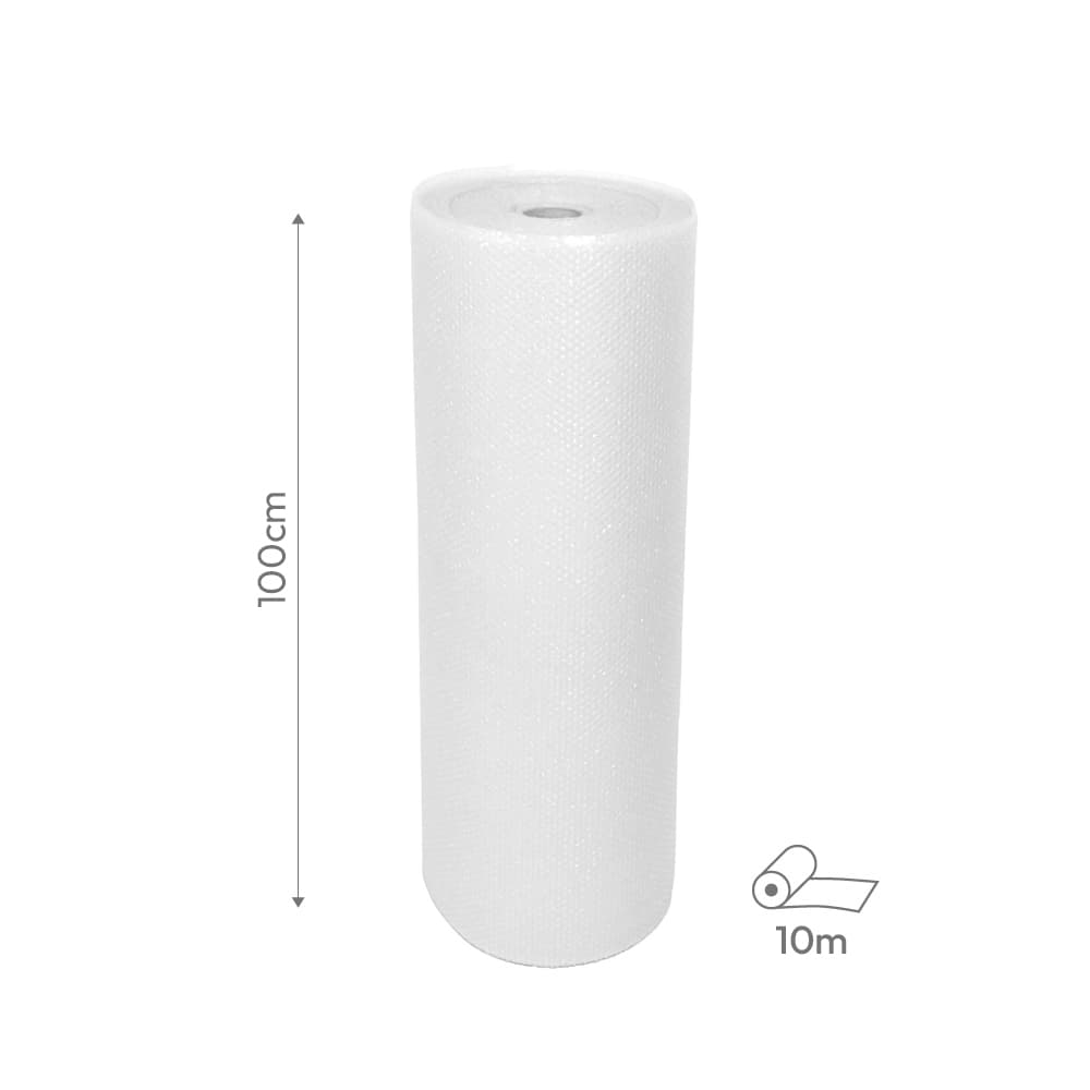 Plástico Proteção com Bolhas de Ar 100cmx10m Rolo