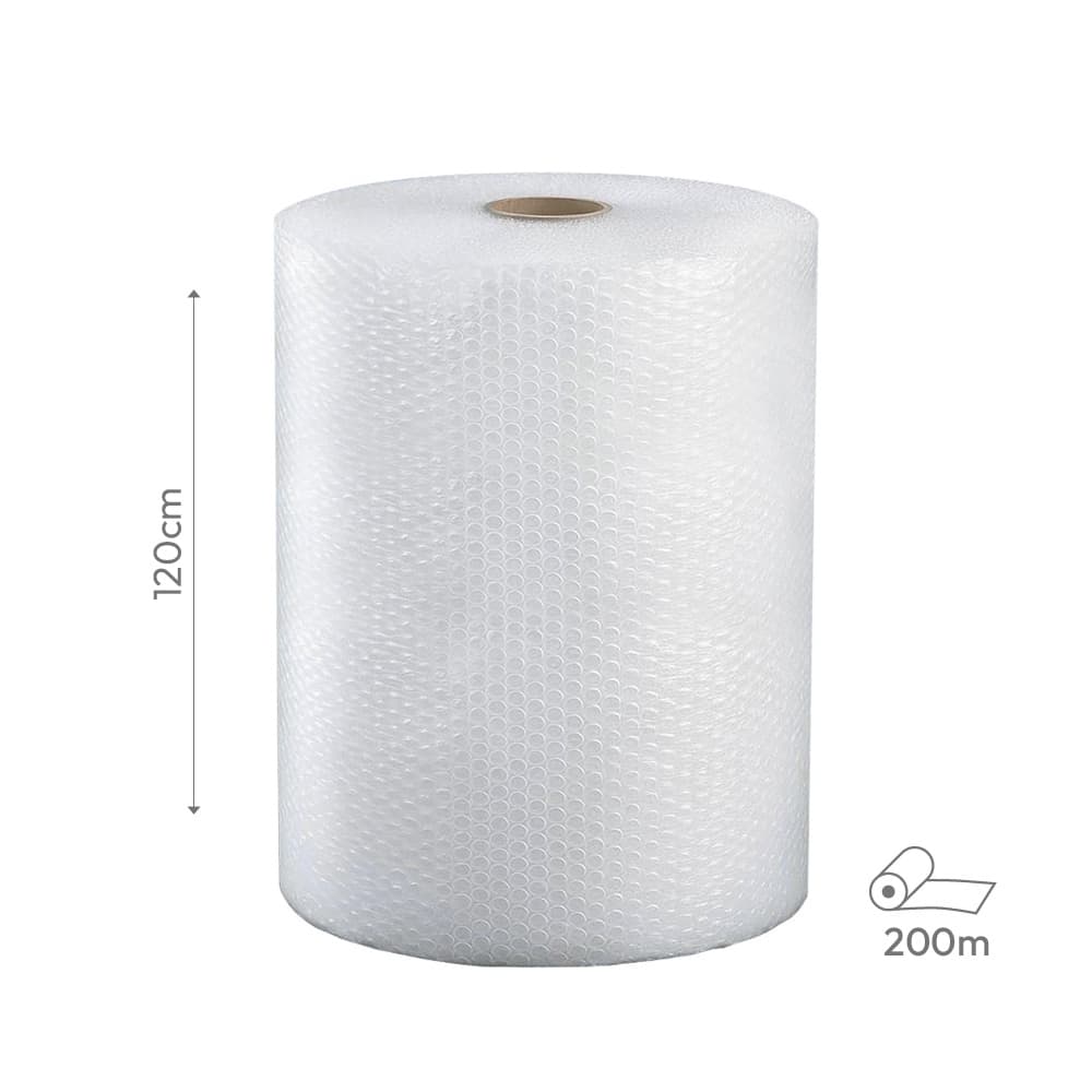 Plástico Proteção com Bolhas de Ar 120cmx200m Rolo