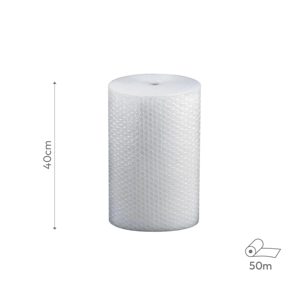 Plástico Proteção com Bolhas de Ar 40cmx50m Rolo