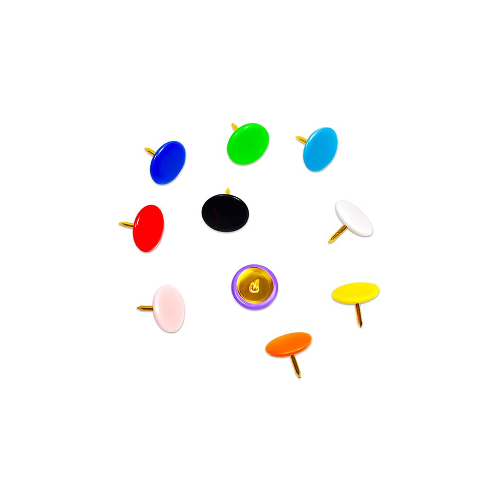 Pioneses Coloridos Diametro 9mm Epene Cx100un