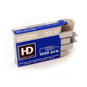 Agrafos 23/17 Rapid (100/140 Folhas) Cx1000un