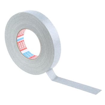 Fita Adesiva Tecido Revestida Acrilico 50mmx25m Tesa Cinza