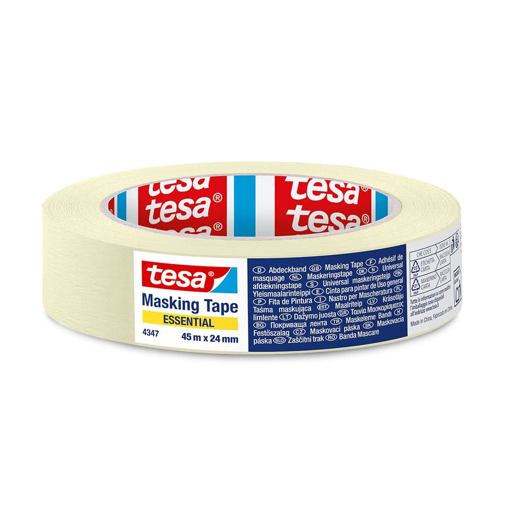 Fita Adesiva Crepe 24mmx45mts Tesa Essential 4347