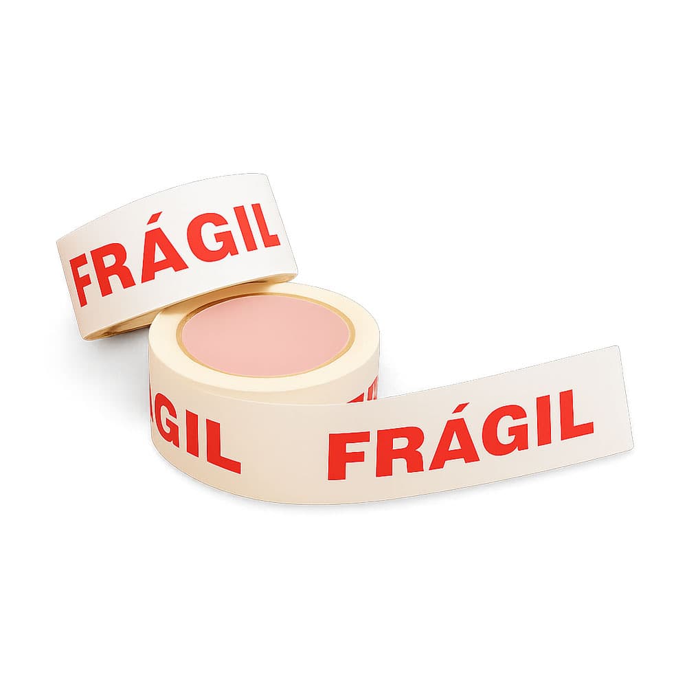 Fita Adesiva Impressa FRÁGIL 48mmx60m