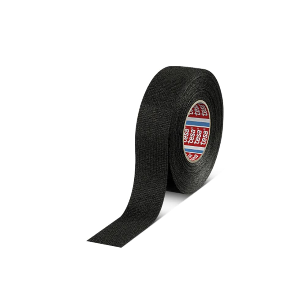 Fita Adesiva Tecido Tesa 19mmx25m Preta
