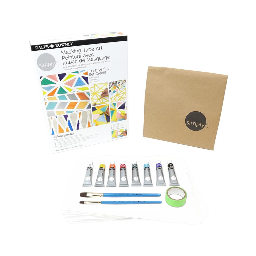 Conjunto Simply Set Creativo Masking Tape Art