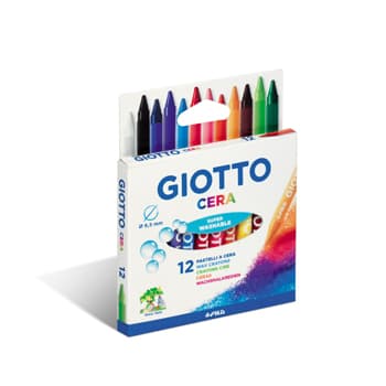 Lápis de Cera 12 Cores Giotto