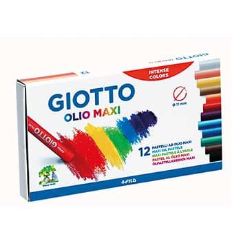Lápis Pastel a Óleo Giotto Olio 12un