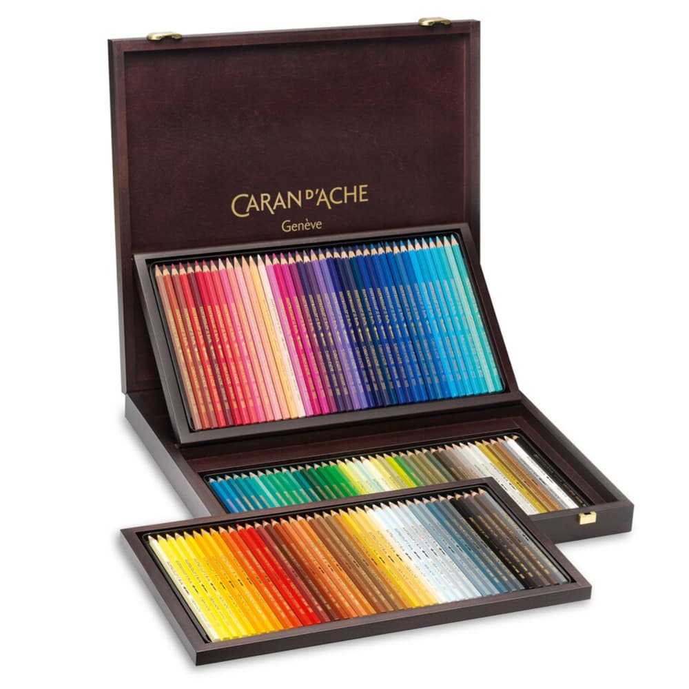 Lápis Cor Aguarelável 120un Cx Madeira Caran DAche Supracolo