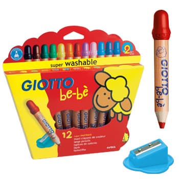 Lápis Cor 12un + 1 Afia Giotto Be-Be