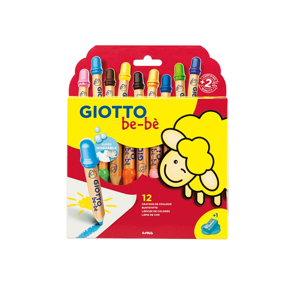 Lápis Cor 12un + 1 Afia Giotto Be-Be