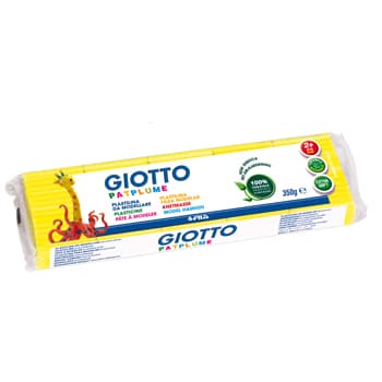 Plasticina Amarelo Patplume Giotto 350g