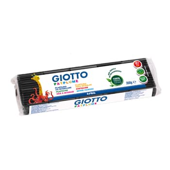 Plasticina Preto Patplume Giotto 350g