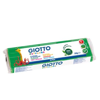 Plasticina Verde Claro Patplume Giotto 350g