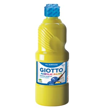 Guache Líquido Acrílico 500ml Giotto Amarelo