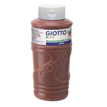 Guache Pintura Dedos 750ml Giotto Dita Castanho