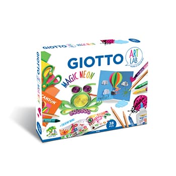 Conjunto Giotto Art Lab Magic Neon 38 Peças