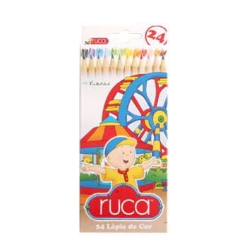 Lápis Cor 24un Cx Cartão Viarco RUCA 18cm