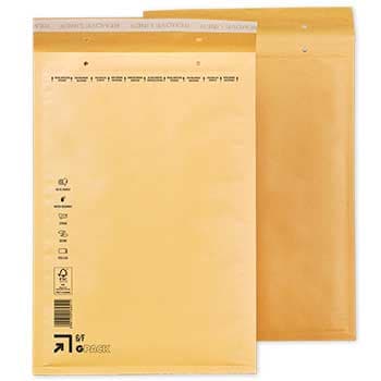 Envelope Almofadado 220x340mm Kraft 75g Nº3 6/F 10un