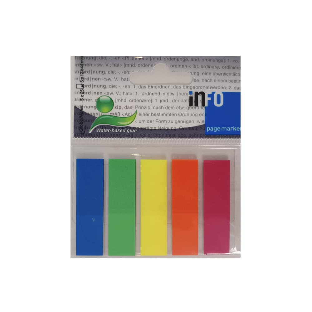 Separadores Film Adesivos 12x44mm Sortido 125un