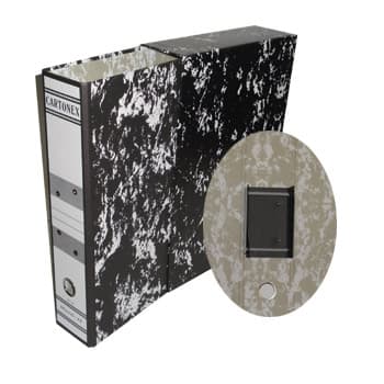 Pasta+Caixa Arquivo Definitivo AZ L76 350x240 Preto 1un