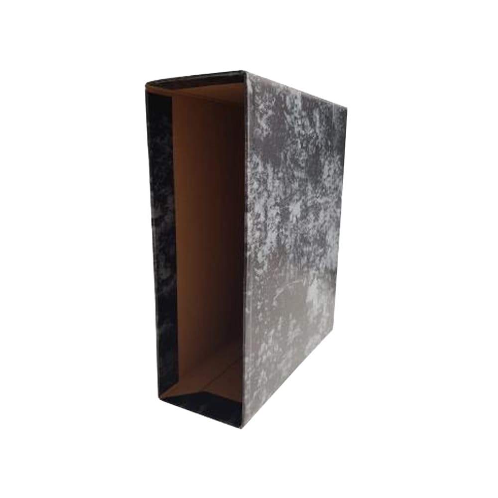 Caixa Arq. A5 (Alto) L/80mm 250x220 Marmoreado Preto