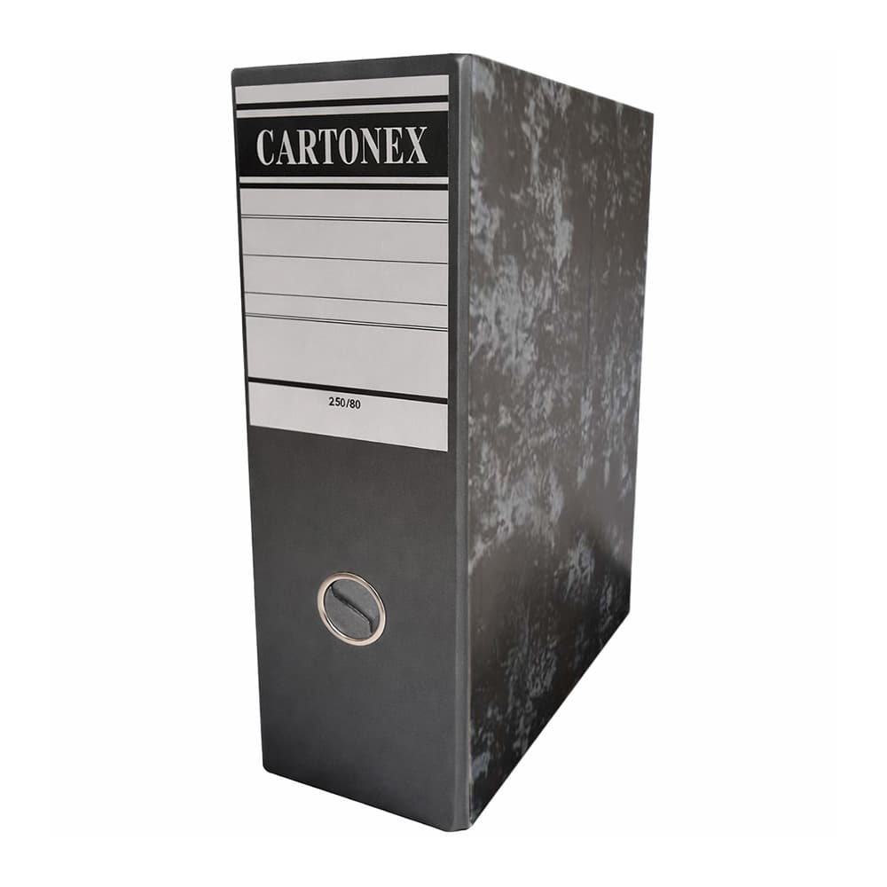 Pasta Arq. A5 (Alto) L/80mm 250x220 Marmoreado Preto