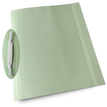 Classificadores Comerciais 250g c/Ferragem/Aba Verde 10un