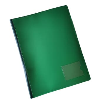 Dossier Plastico 2000 c/Mola 134PL Verde Opaco