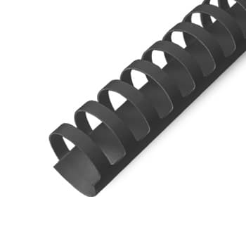 Argolas PVC Encadernar 22mm Preto 195 Folhas 35051 100un