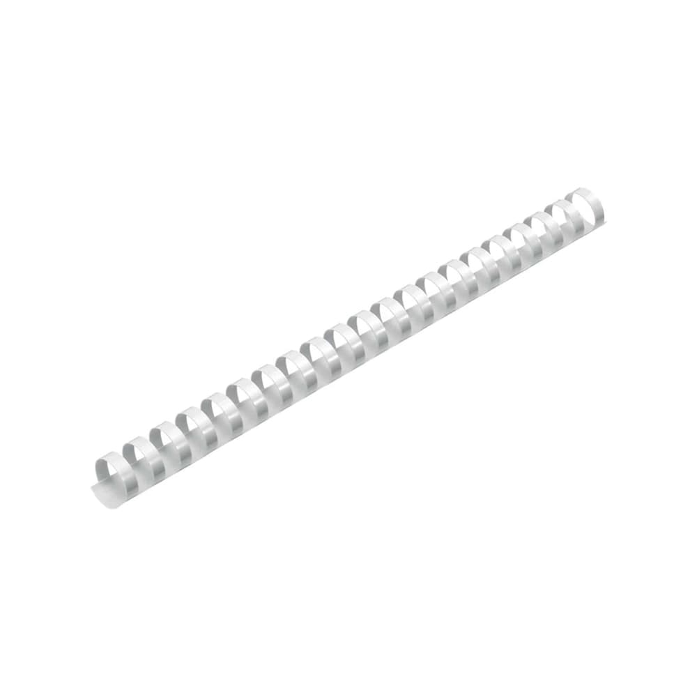Argolas PVC Encadernar 14mm Branco 110 Folhas 37579 100un