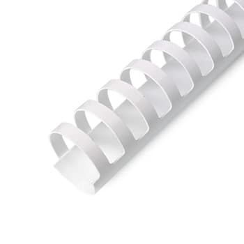 Argolas PVC Encadernar 22mm Branco 195 Folhas 100un