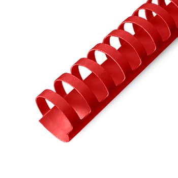 Argolas PVC Encadernar 25mm Vermelho 240 Folhas 50un