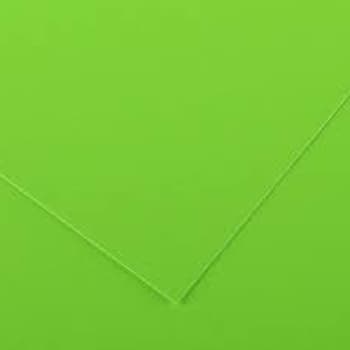 Cartolina 50x65cm Verde Fluorescente 250g 25 Folhas Canson